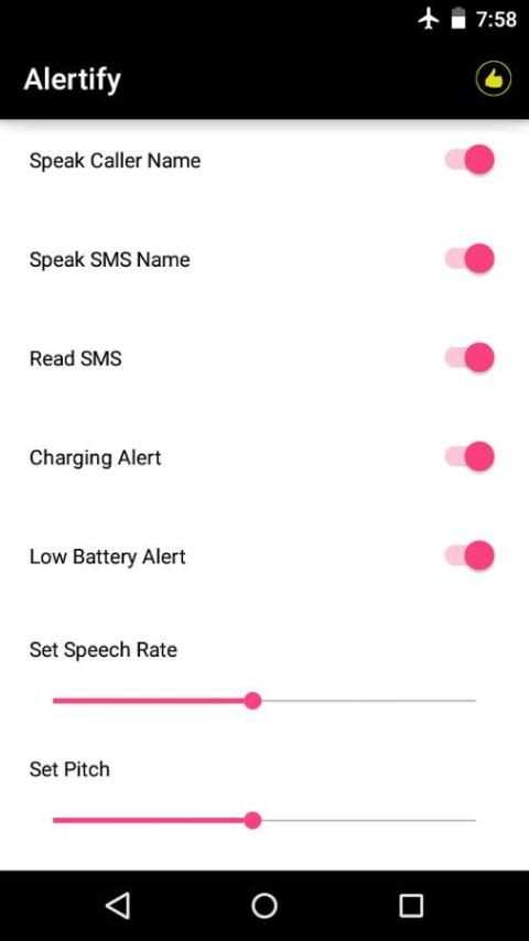 Alertify : Voice Notification 1 تصوير الشاشة