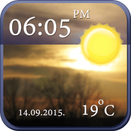 Cool Clock and Weather Widget icon