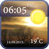 Cool Clock and Weather Widget
