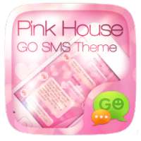 GO SMS PRO PINK HOUSE THEME on 9Apps