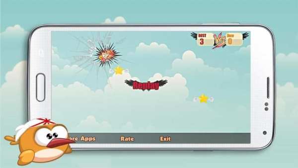 Angry Kamikaz Bird स्क्रीनशॉट 1