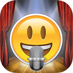 Funny talking emoji icon