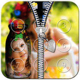 PIP Camera Zipper Lock Screen أيقونة