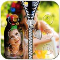 PIP Camera Zipper Lock Screen