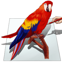 Как Рисовать в 3Д стиле иконка