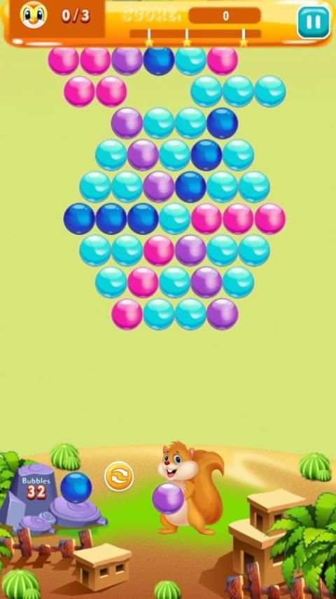 Bubble With Squirrel Trouble 2 screenshot 4