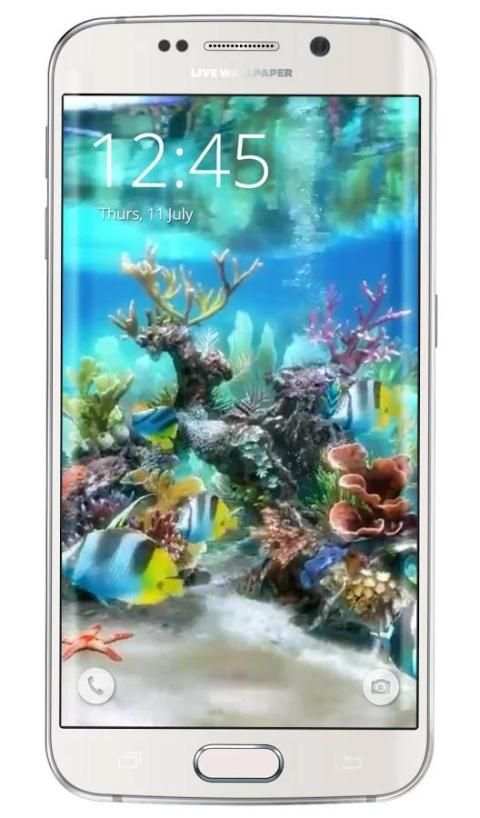 Home Aquarium Live Wallpaper 3 تصوير الشاشة