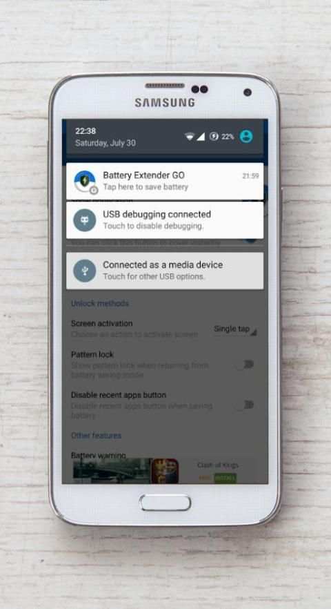 Battery Extender GO - Free screenshot 3