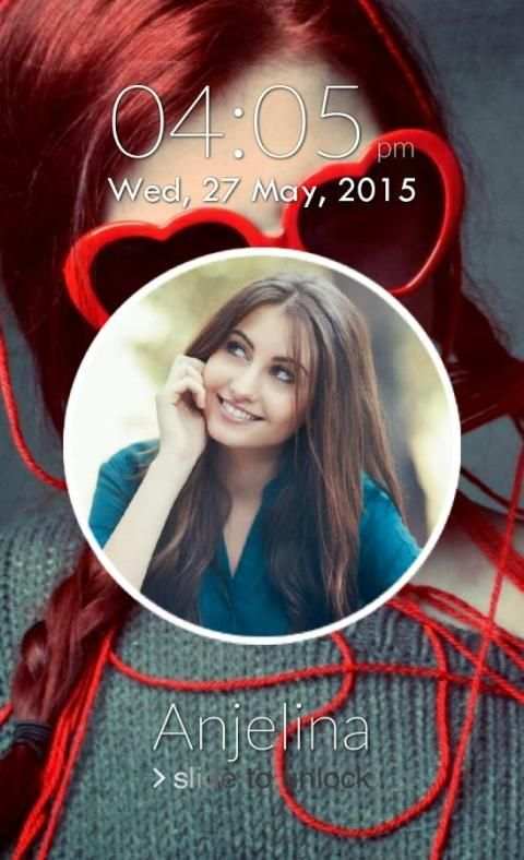 Name & Photo Lock Screen screenshot 8