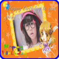 bingkai ulang tahun foto