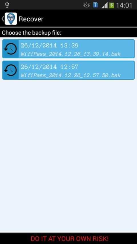 WiFi Key Recovery скриншот 2