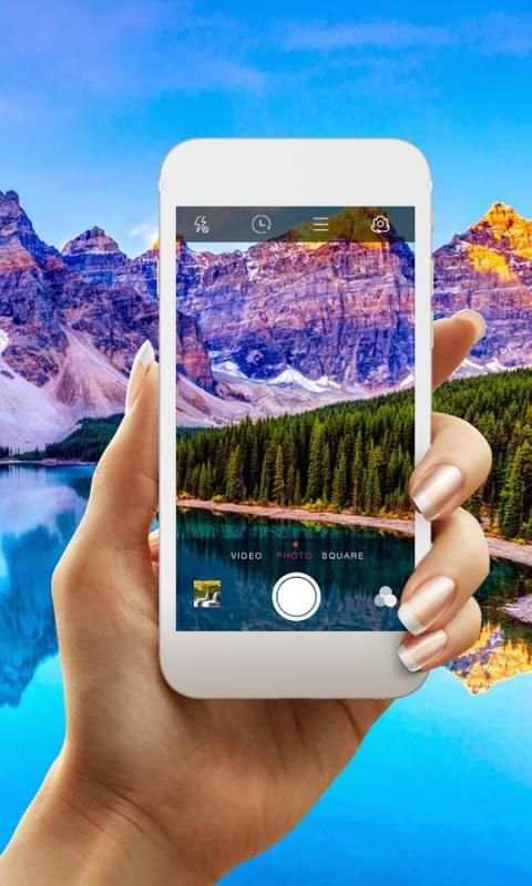 Camera with style of iOS 9 screenshot 2