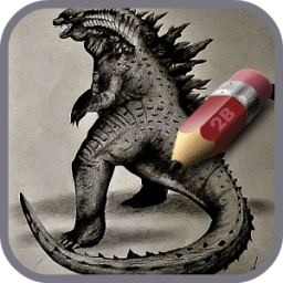 Draw Monster Godzilla Easy icon