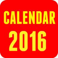 Calendar 2016