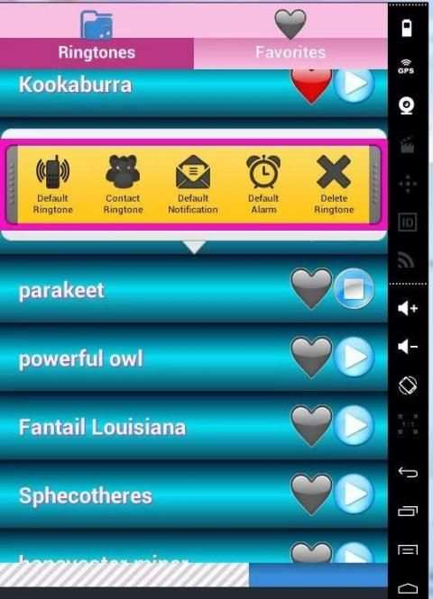Birds Sounds Ringtones скриншот 3