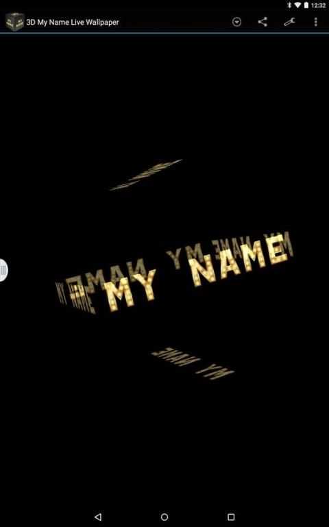 My Name in 3D Live Wallpaper screenshot 12