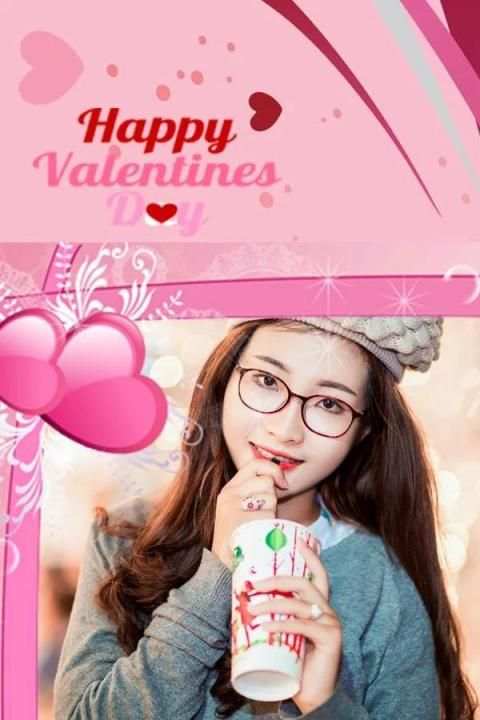 Valentine Day Photo Frames स्क्रीनशॉट 2