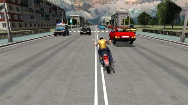 Russian Moto Race the Traffic скриншот 4