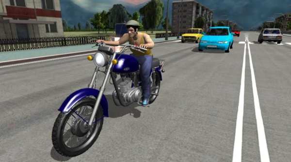 Russian Moto Race the Traffic скриншот 3