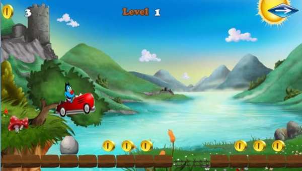 Oggy Car Adventure скриншот 3