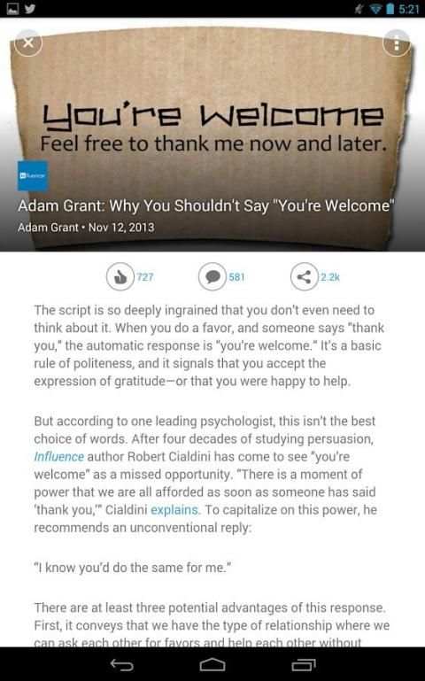 LinkedIn Pulse स्क्रीनशॉट 13