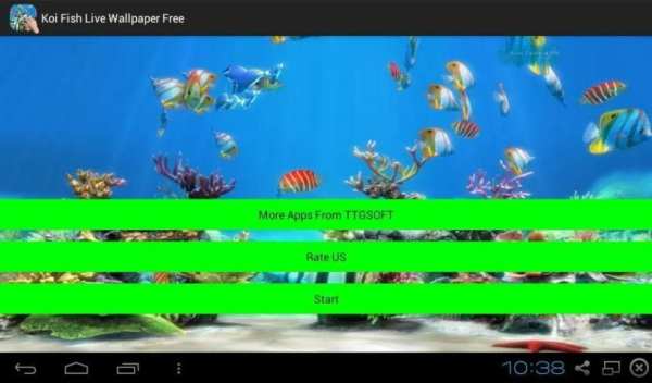 Koi Fish Live Wallpaper Free स्क्रीनशॉट 3