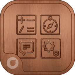 Simple Wood Style-Solo Theme आइकन