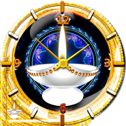 Shub Diwali Clock wallpaper आइकन