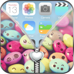 ikon Cute Love Hearts Zip Lock