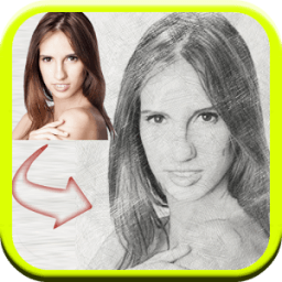 صورتك الى رسم بالقلم الرصاص icon