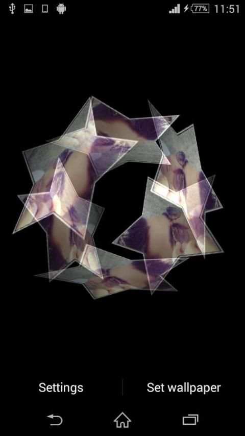 3D Photo Cube Live Wallpaper स्क्रीनशॉट 6