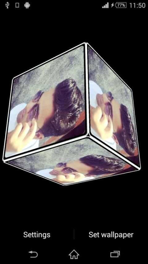 3D Photo Cube Live Wallpaper screenshot 7