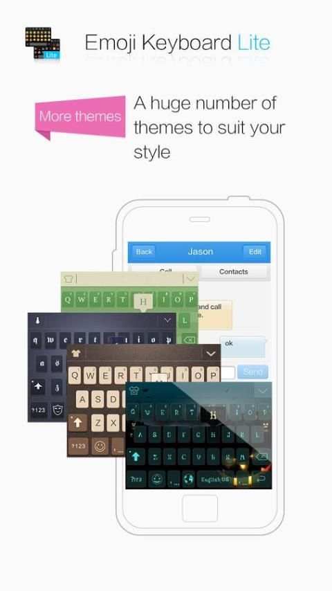 Emoji Keyboard Lite Kika Free screenshot 2