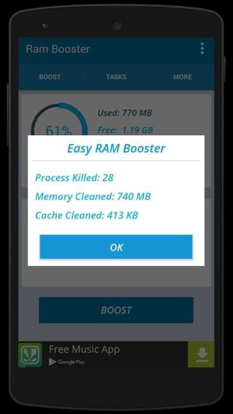 Ram Booster(Clean Master) screenshot 1