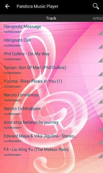 Pandora Music Player 6 تصوير الشاشة