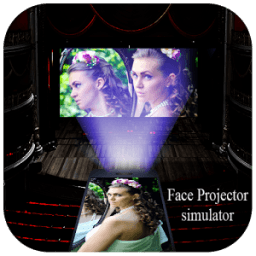 Face projector simulator Prank أيقونة