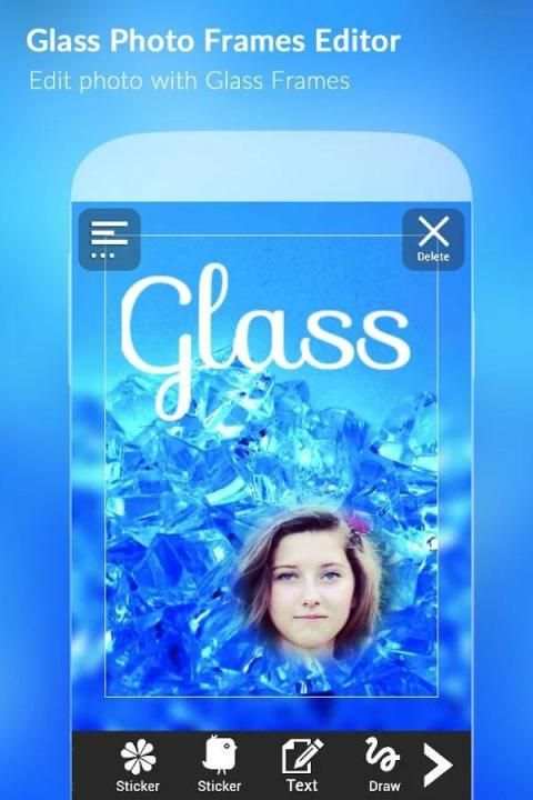 Glass Photo Frames Editor screenshot 5