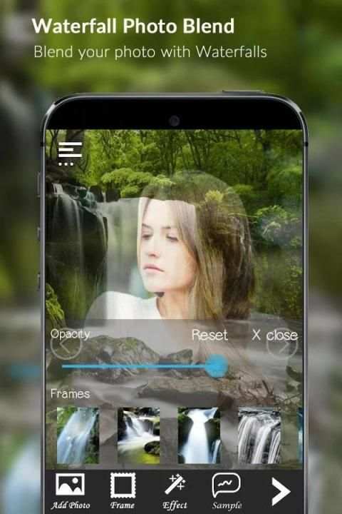 Waterfall Photo Blend screenshot 1