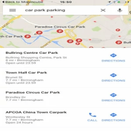 google maps nearby vicinity icon