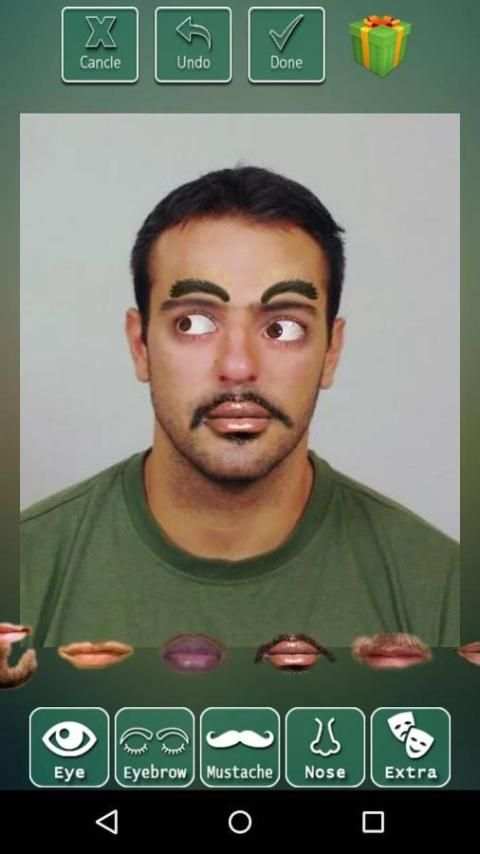 Funny Face Maker 5 تصوير الشاشة