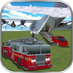 ikon Firefighter Car Transporter 3D