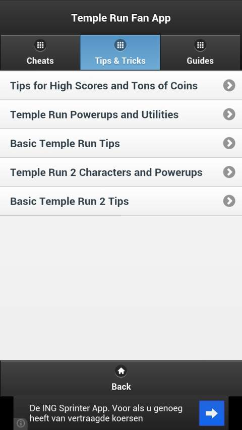 Temple Run Guides screenshot 1