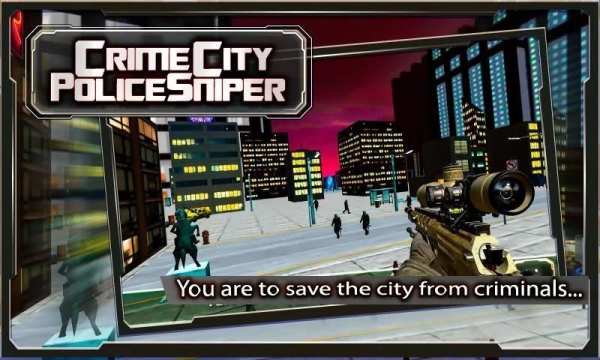 Crime City Police Sniper स्क्रीनशॉट 12