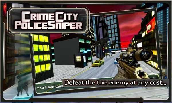 Crime City Police Sniper स्क्रीनशॉट 7