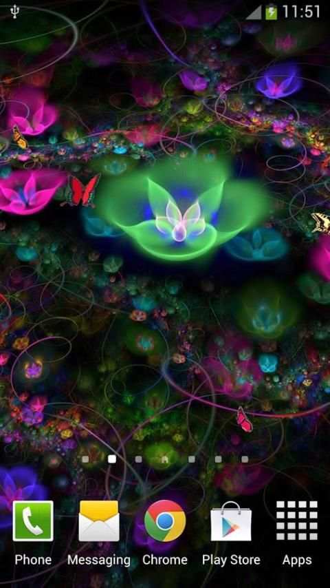 Fantasy Flowers Live Wallpaper screenshot 7