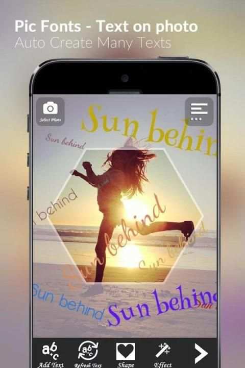 Multi Text on Photo editor 2 تصوير الشاشة