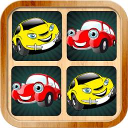 Vehicle memory game for kids