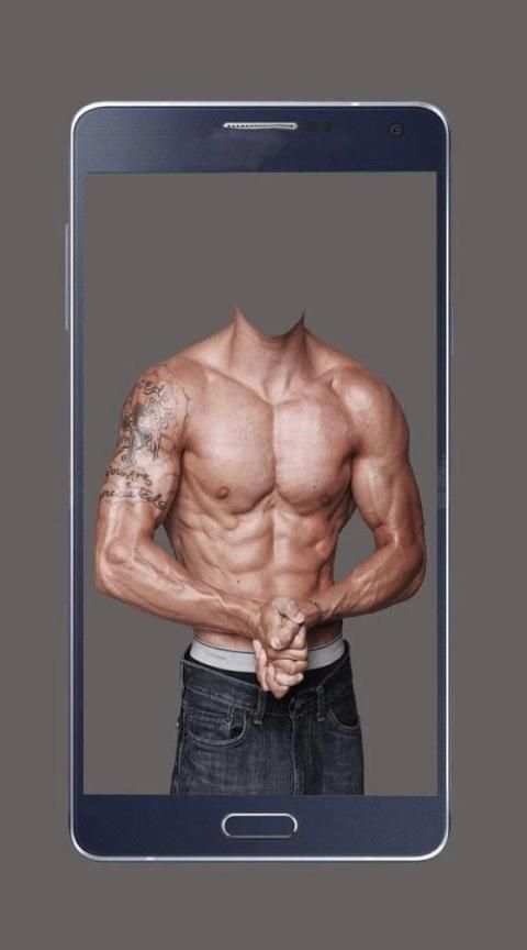 Man Body Builder Photo Maker 2 تصوير الشاشة