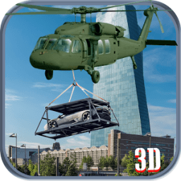 Car Transporter Helicopter Sim أيقونة