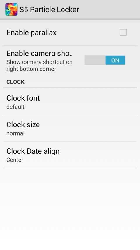 S5 Particle Locker screenshot 5
